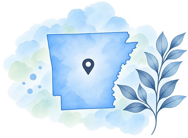 Arkansas map
