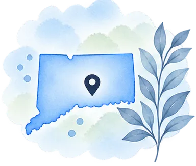 Connecticut map