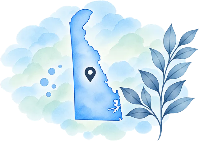 Delaware map