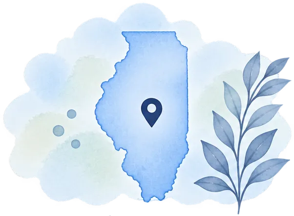Illinois map
