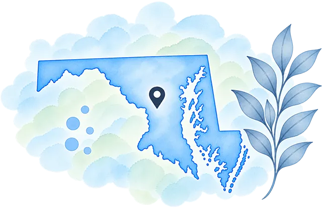 Maryland map