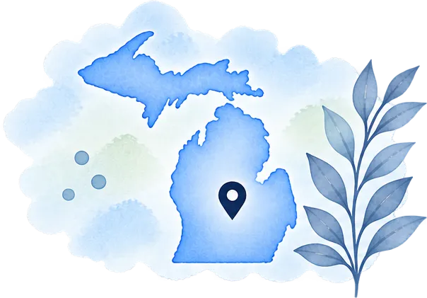 Michigan map