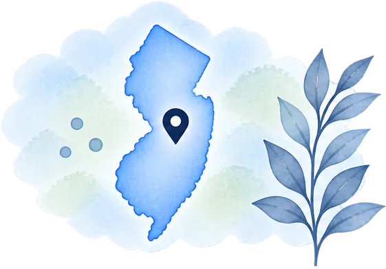 New Jersey map