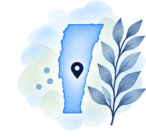 Vermont map